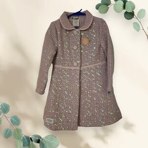 Disney Animator Collection Pink Tweed Coat with Sequin Details